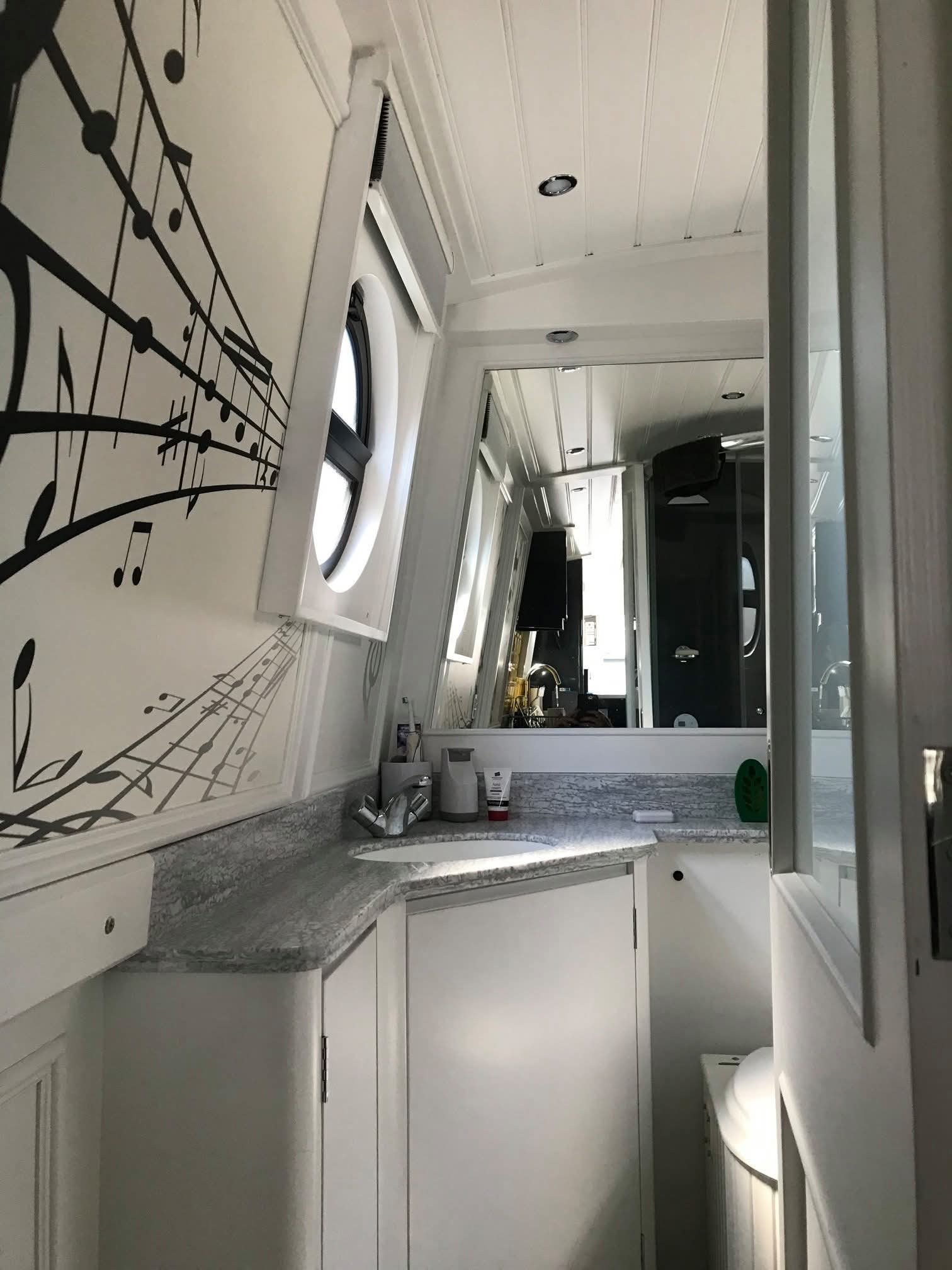 Bespoke Canal Boat Interior Woodwork Detail by Midway Boats Group.