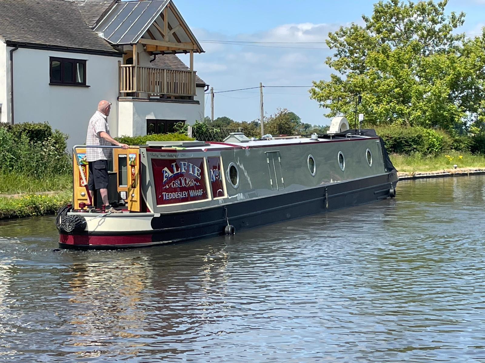 Canal Boat Project Photo by Midway Boats Group by Midway Boats Group.