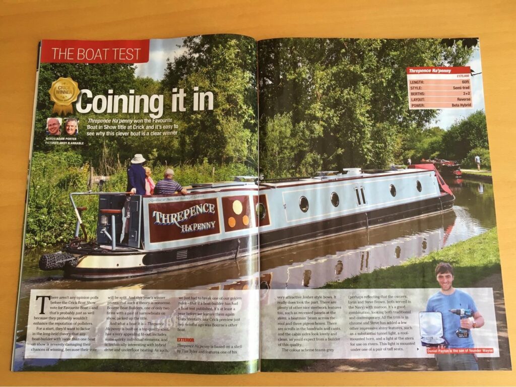 Canal Boat Project Photo by Midway Boats Group by Midway Boats Group.